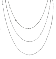 Halskette Namuri Dame PARIS in Gold Diamante CTF-50/WW